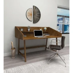 Skånska Möbelhuset Meja Skrivbord 120x60 Cm - Valnöt -Stolar affär 3f0cd7c44e1106fdef5d89f811293d2318