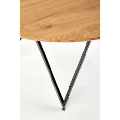 Skånska Möbelhuset Metical Matbord 120 Cm - Ek/svart -Stolar affär 4016f91c287399cb591875b2037490df94