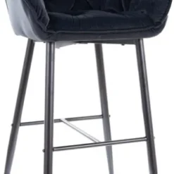 Skånska Möbelhuset Cherry Barstol - Svart Sammet