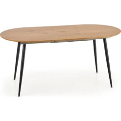 Skånska Möbelhuset Rocky Matbord 120-160 Cm - Ek/svart -Stolar affär 419e637b0a409493c7540a867f96111c60