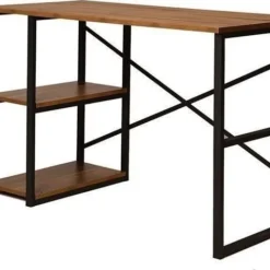 Skånska Möbelhuset Athena Skrivbord 120x65 Cm - Furu/svart -Stolar affär 42391a9b46ea500680d4bda6b66d923d34