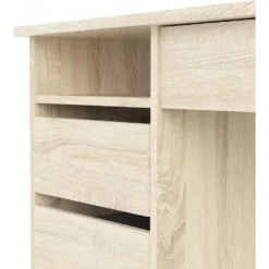 Skånska Möbelhuset Function Plus Skrivbord Med 3 Lådor 109,3 X 48,5 Cm - Ek -Stolar affär 43ba56096e6a1dab35848eced3c3429fff