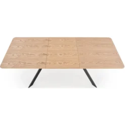 Skånska Möbelhuset Bermuda Matbord 160-220 Cm - Ek/svart -Stolar affär 441159d50451f5b035e7389304cd8f6d91