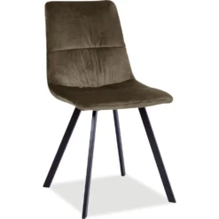 Skånska Möbelhuset Toledo Matstol - Brun Sammet