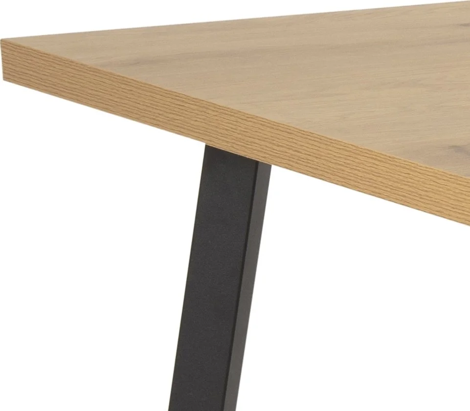 Skånska Möbelhuset Mallow Matbord 190 Cm - Ek/svart 7 Skånska Möbelhuset Mallow Matbord 190 Cm - Ek/svart - Bild 5