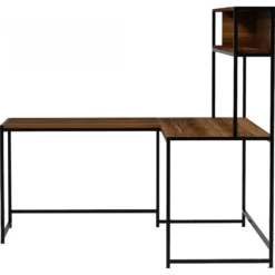 Skånska Möbelhuset Limey Skrivbord 154 X 130 Cm - Valnöt -Stolar affär 4688c9ac1efa3de7891177ea0061942bd8