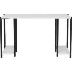 Skånska Möbelhuset Academy Skrivbord 125,2 X 60 Cm - Svart/vit -Stolar affär 472f96883f7f70aff2fc39374c6d76a3b9