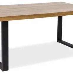 Skånska Möbelhuset Aubrianna 150 Cm Matbord - Svart/oljad Ek