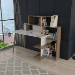 Skånska Möbelhuset Uzay Skrivbord 141,8x60 Cm - Valnöt/vit -Stolar affär 47d0e11302edd6f2445b2d93aa67613538