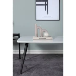 Skånska Möbelhuset Paradis Soffbord 120 X 70 Cm - Vit/svart -Stolar affär 47f1f53d666d3d410eca85952c153bebe5