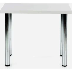 Skånska Möbelhuset Buno Matbord 90 Cm - Vit/krom -Stolar affär 4813a22834a380821be3e97467e1b8aedf