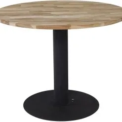 Skånska Möbelhuset Regald Matbord ø140 Cm - Svart/naturträ