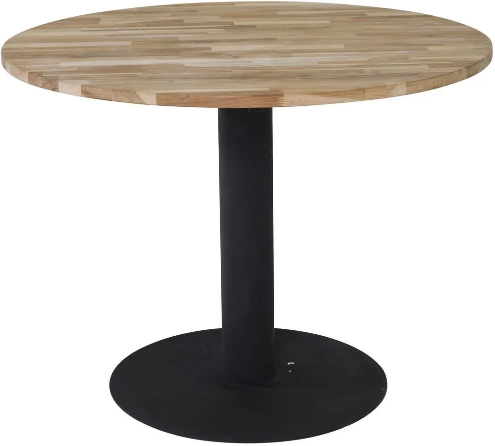 Skånska Möbelhuset Regald Matbord ø140 Cm - Svart/naturträ 3 Skånska Möbelhuset Regald Matbord ø140 Cm - Svart/naturträ