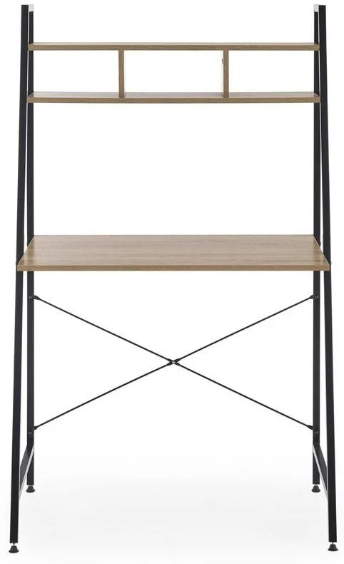 Skånska Möbelhuset Perlie Skrivbordshylla - Sonoma Ek/svart 5 Skånska Möbelhuset Perlie Skrivbordshylla - Sonoma Ek/svart - Bild 3