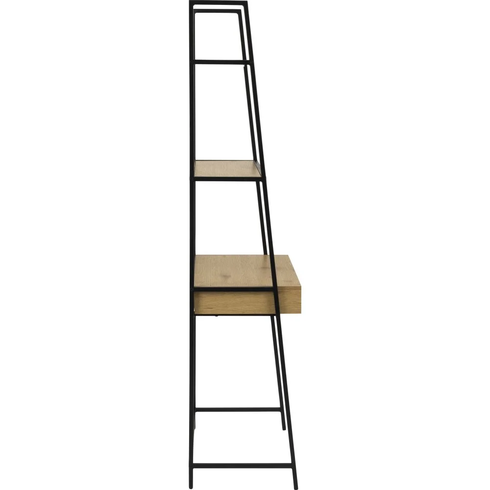 Skånska Möbelhuset Seaford Skrivbordshylla - Svart/ek 6 Skånska Möbelhuset Seaford Skrivbordshylla - Svart/ek - Bild 4