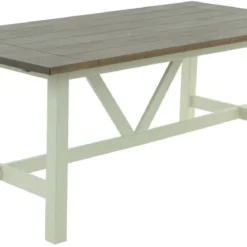 Skånska Möbelhuset Sollentuna Matbord 190 X 95 Cm - Vit/grå