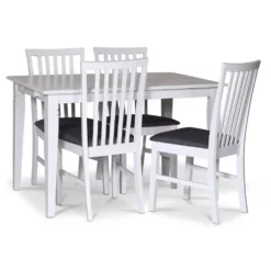 Skånska Möbelhuset Sandhamn Matbord 120x80 Cm - Vit -Stolar affär 498277975679c8615f34116f1a4fc005f2