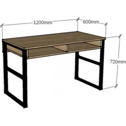 Skånska Möbelhuset Misto Skrivbord 120x60 Cm - Safir -Stolar affär 499ba10e8cd129974e922caf6587645a1a