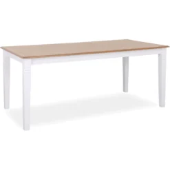 Skånska Möbelhuset Nidingen Matbord 140 Cm - Vit/ekfanér -Stolar affär 49d1c1907a064862aebdcc2427e15e27d0