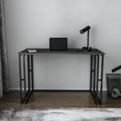 Skånska Möbelhuset Kane Skrivbord 120 X 60 Cm - Svart/antracit -Stolar affär 4a15e24a398a52e0a68a98ec1c2a758f98