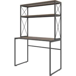 Skånska Möbelhuset Mercan Skrivbord 105x50 Cm - Svart/furu -Stolar affär 4a992b0361af3b19cb85688c5217bc1a15