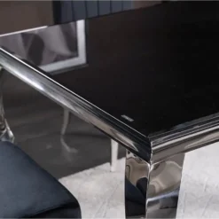 Skånska Möbelhuset Prince Matbord 150 X 90 Cm - Svart/krom -Stolar affär 4a9b854008767323f7f76b8c31f04cf0f0