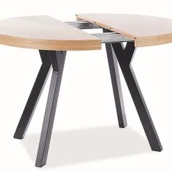 Skånska Möbelhuset Domingo Matbord 100-250 Cm - Ek/svart -Stolar affär 4b7ba532ec1f7e3efbd7280bc85c3258f9