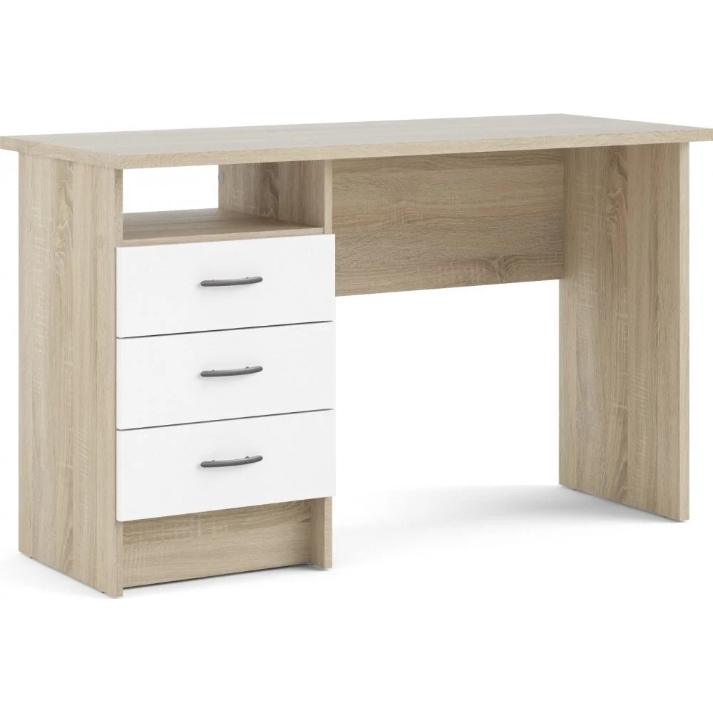 Skånska Möbelhuset Function Plus Skrivbord 120,1 X 48,1 X 72,6 Cm - Ek/vit 3 Skånska Möbelhuset Function Plus Skrivbord 120,1 X 48,1 X 72,6 Cm - Ek/vit