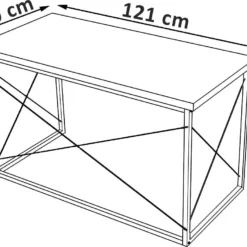 Skånska Möbelhuset Work Skrivbord 121x60 Cm - Safir Ek/svart -Stolar affär 4ecd654549fd4bade920d3f0d05a545e4a
