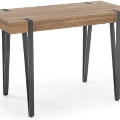 Skånska Möbelhuset Paul Skrivbord Med Förvaring 110x55 Cm - Valnöt/svart