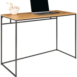 HOUSE NORDIC Vita Skrivbord 45x100 Cm - Svart/ek Imitation