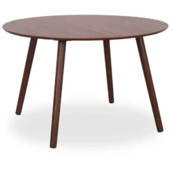 Skånska Möbelhuset Rosvik Runt Matbord 120 Cm - Valnötsfanér -Stolar affär 507114e5f00c0dfb4147ec12155e408002