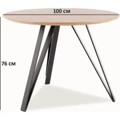 Skånska Möbelhuset Tetis Matbord Ø100 Cm - Ek -Stolar affär 511f348b0ec7d89eea01ab9f2a8251bdde