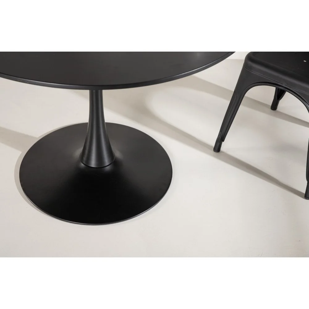 Skånska Möbelhuset Glade Matbord Ø100 Cm - Svart 10 Skånska Möbelhuset Glade Matbord Ø100 Cm - Svart - Bild 8