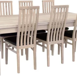 Skånska Möbelhuset Quebec Matbord 200x100 Cm - Vitpigmenterad Oljad Ek -Stolar affär 51e58382631b12f73866d89e1d8378cc4c