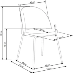 Skånska Möbelhuset Noble Matstol - Grön -Stolar affär 53130eb687041b7a6e5147b879a81913a4