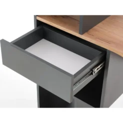 Skånska Möbelhuset Spurs Skrivbord 122x57 Cm - Ek/antracit -Stolar affär 53405b002f4db0e2710b66704f295bafb6