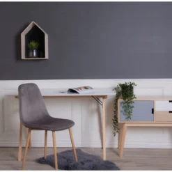 HOUSE NORDIC Vojens Skrivbord 120x60 Cm - Vit/natur -Stolar affär 53475919d2a7906dcc0716887e7c2305e7