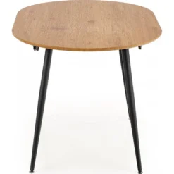 Skånska Möbelhuset Rocky Matbord 120-160 Cm - Ek/svart -Stolar affär 541c17e33e0aedd62529116b29cb57ed54