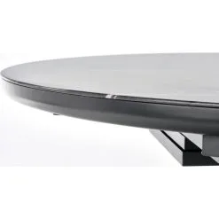 Skånska Möbelhuset Market Matbord 120-160 Cm - Grå Marmor/mörkgrå -Stolar affär 5435f54366c5fd544175ad3c1b89a5333a