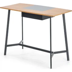 Skånska Möbelhuset Atribu Skrivbord 100x50 Cm - Ek/svart -Stolar affär 572c767e500bf7ba063bc024788055111e