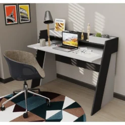 Skånska Möbelhuset Broklyn Skrivbord 123,6 X 59,6 Cm - Vit/antracit