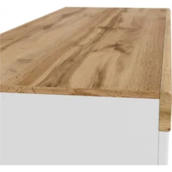 Skånska Möbelhuset Holten Skrivbord 130,2 X 56,5 Cm - Vit/ek -Stolar affär 58244f2e195a3f586aa765463b3a7e5387