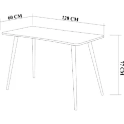 Skånska Möbelhuset Fabio Skrivbord 120x60 Cm - Furu -Stolar affär 58504873663312b8894bb5a6c73153e0e3