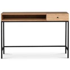 Skånska Möbelhuset Stilo V.2 Skrivbord Med Låda 120 Cm Oljad Ek