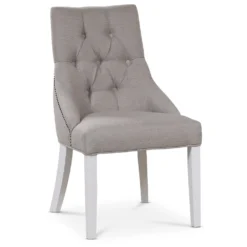 Skånska Möbelhuset Tuva Europa - Matstol Med Handtag (Beige/vit)