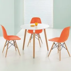 Skånska Möbelhuset Nesto Runt Matbord Ø80 Cm - Vit -Stolar affär 5bf5aa9cd9095aa38c079c0dfab92397bf