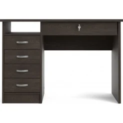 Skånska Möbelhuset Function Plus Skrivbord Med 4 Lådor 109,3 X 48,5 Cm - Mörkbrun -Stolar affär 5c8c0bd9d6de9878289d64c55e092f5c7d
