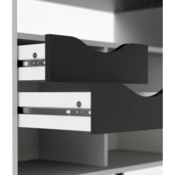 Skånska Möbelhuset Oslo Skrivbord 145 X 81 Cm - Vit/svart -Stolar affär 5cf684b8d5781c64444a4e01a39591275b