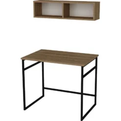 Skånska Möbelhuset Gama Skrivbord 90x60 Cm - Ek/svart -Stolar affär 5dcf997b911e3764b44e4fad6b60f17a60